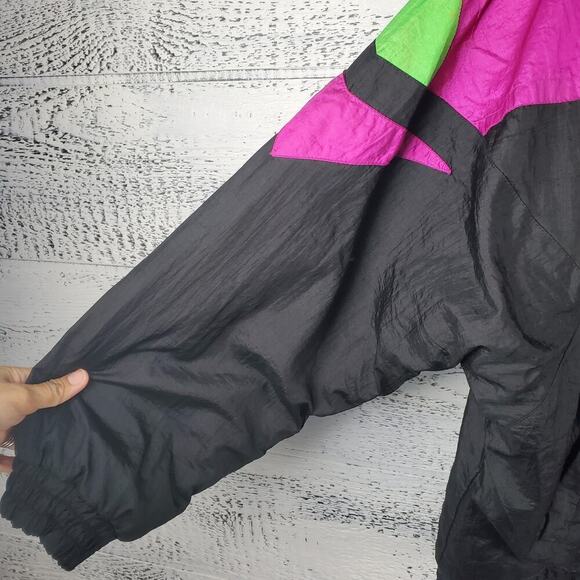 Vintage Inside Edge Women Puffer Zip-Up Coat Size Medium - Picture 3 of 10